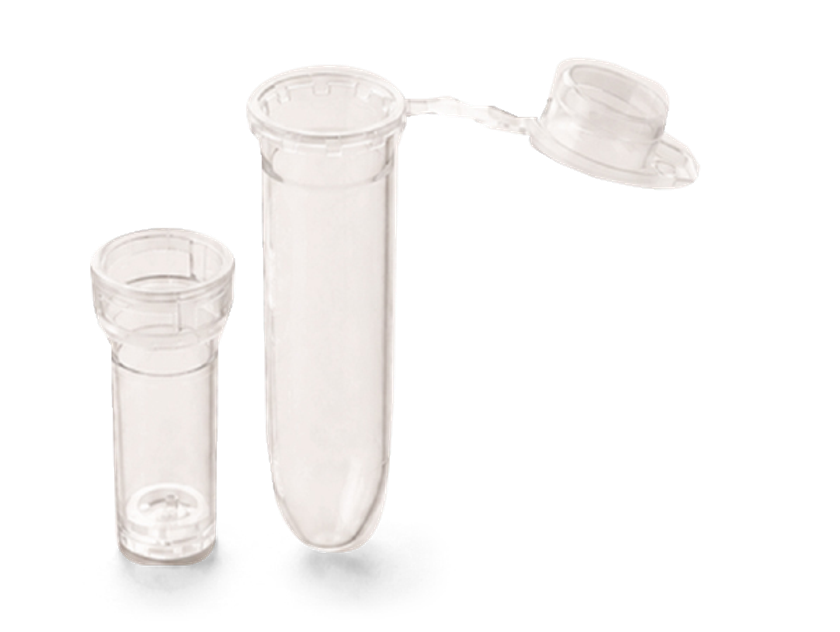 2.0 mL filter and outer-tube components