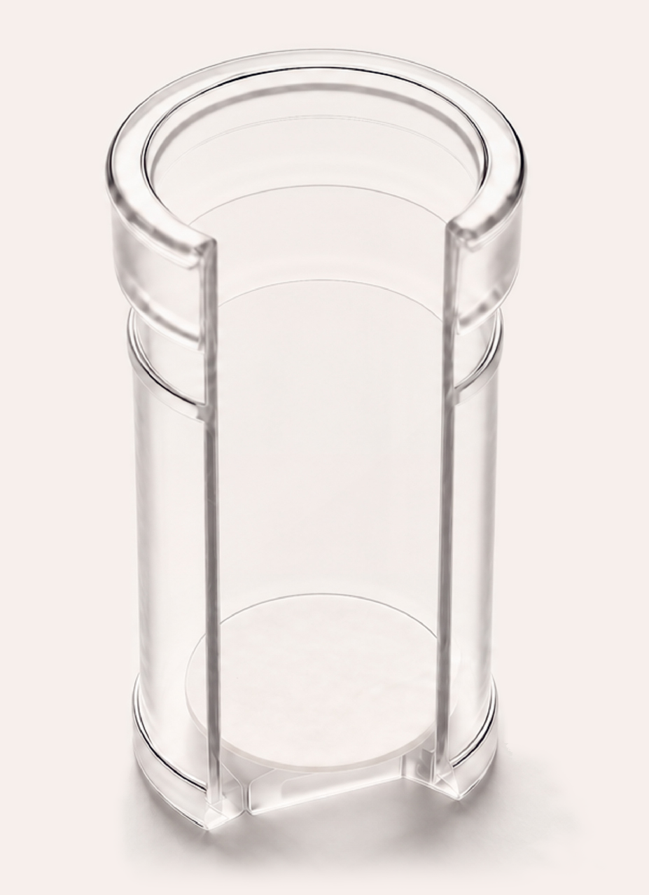 Filter insert cutaway: membrane and welded construction