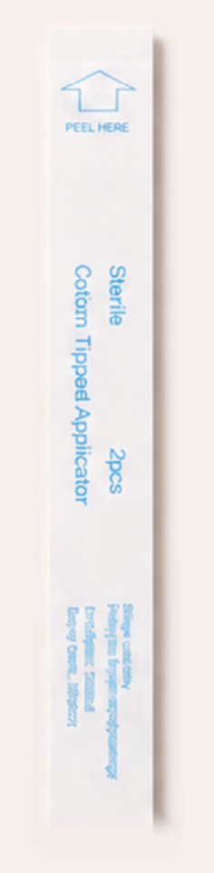 Individually packaged pair, back